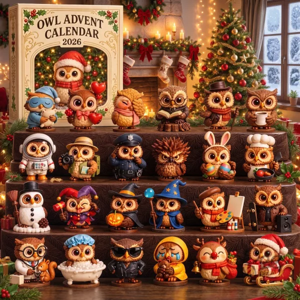 Owl Advent Calendar 2026 24 Days