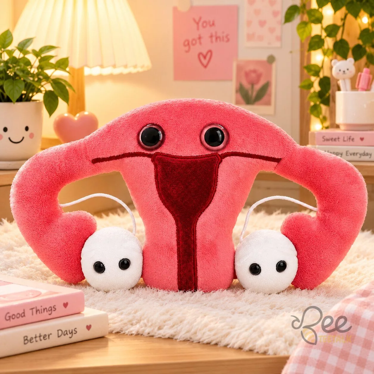 Uterus Plush Toy Organ Pillow Cushion Stuffed Reproductive Health Doll Collectible 5 Funny Monster Plush Toy Pillow Cushion Stuffed Doll