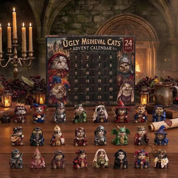 Ugly Medieval Cats 24 Days Advent Calendar Collectible