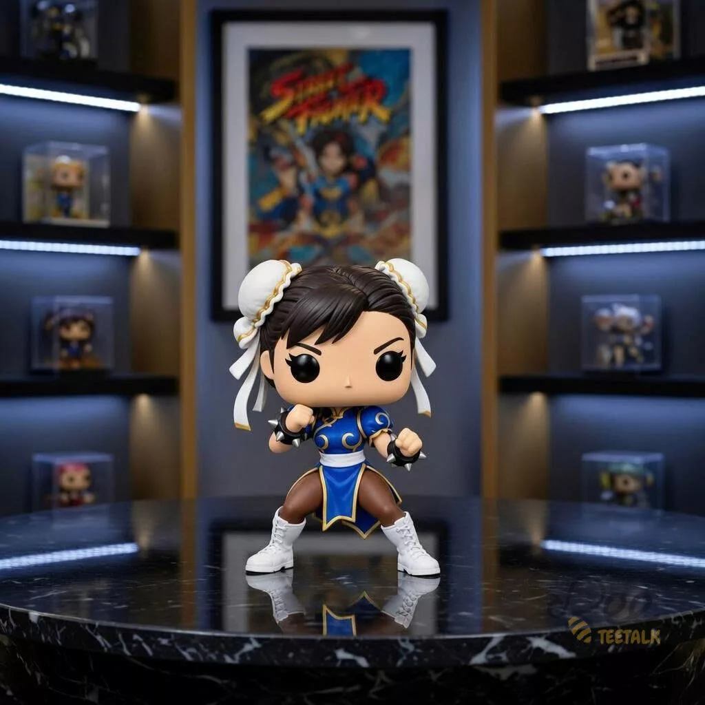 Street fighter chun li 40th anniversary pop games vinyl figure Street Fighter Chun Li 40th Anniversary Pop Games Vinyl Figure – image 3 of 4