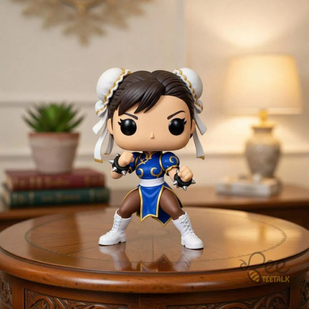 Street fighter chun li 40th anniversary pop games vinyl figure Street Fighter Chun Li 40th Anniversary Pop Games Vinyl Figure – image 4 of 4