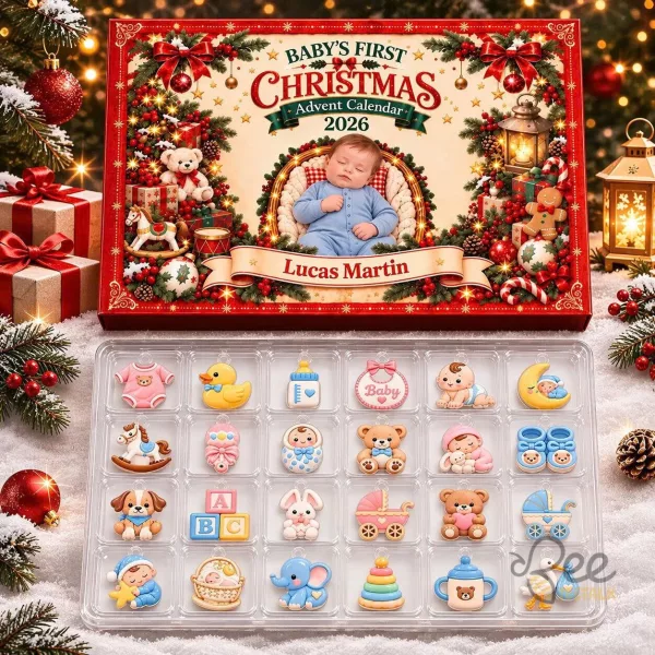 Custom Baby First Christmas Advent Calendar 2026