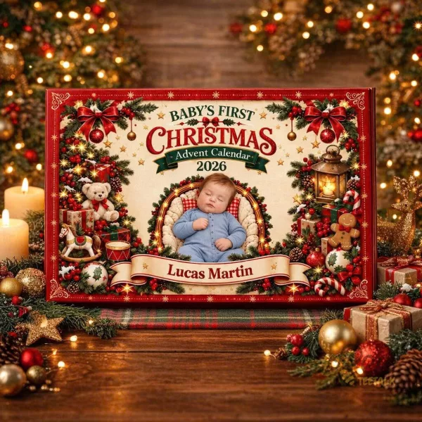 Custom Baby First Christmas Advent Calendar 2026