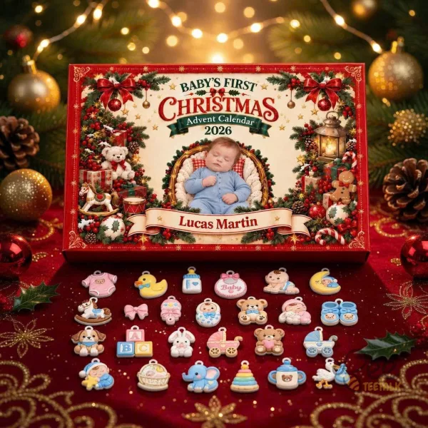 Custom Baby First Christmas Advent Calendar 2026