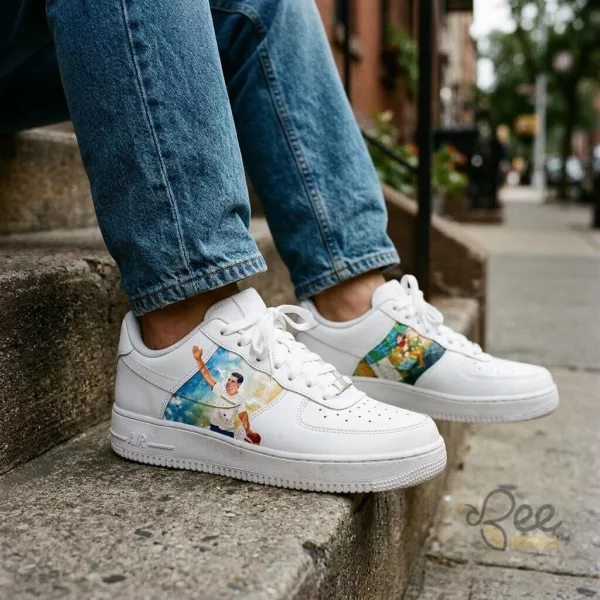 Erika Kirk's x Charlie Kirk Nike Air Force 1 Shoes