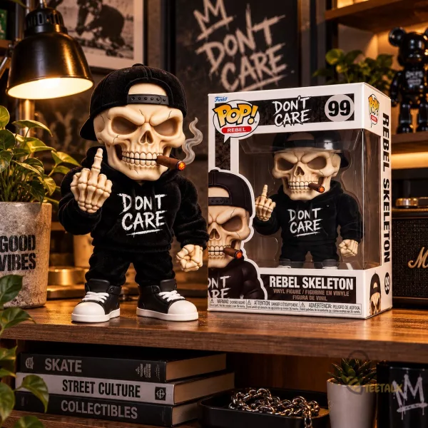 Funko Pop Rebel Skeleton 99 Dont Care Vinyl Figure