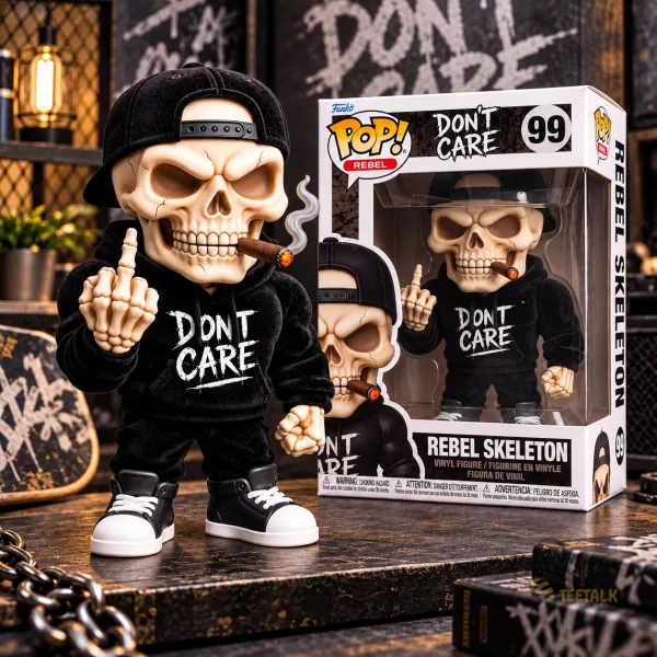 Funko Pop Rebel Skeleton 99 Dont Care Vinyl Figure