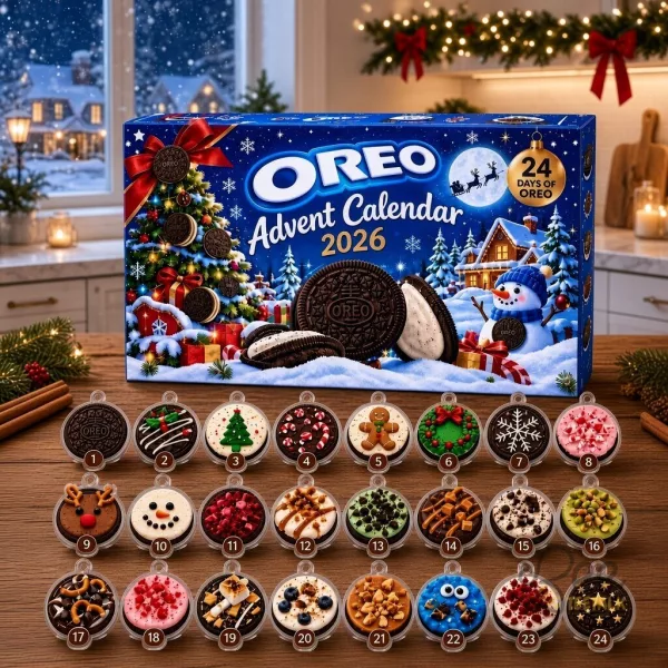 Oreo Advent Calendar 2026 24 Days Cookie Ornament