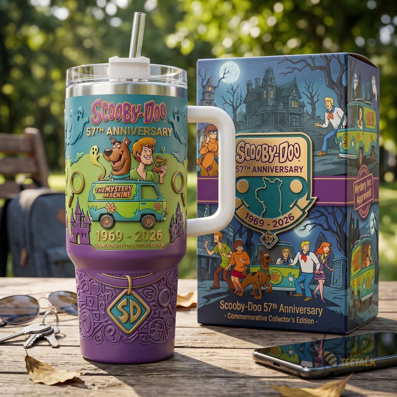 Scooby doo the mystery machine 40oz tumbler Scooby Doo The Mystery Machine 40oz Tumbler – image 2 of 2