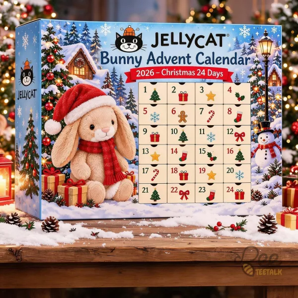 Jellycat Bunny Advent Calendar 2026 Christmas