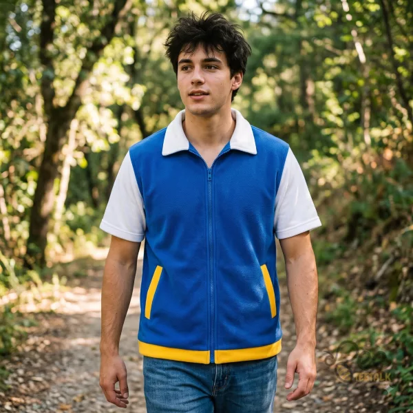 Ash Ketchum Pokemon Cosplay Costume Shirt