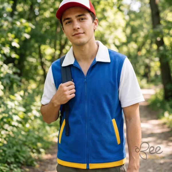 Ash Ketchum Pokemon Cosplay Costume Shirt