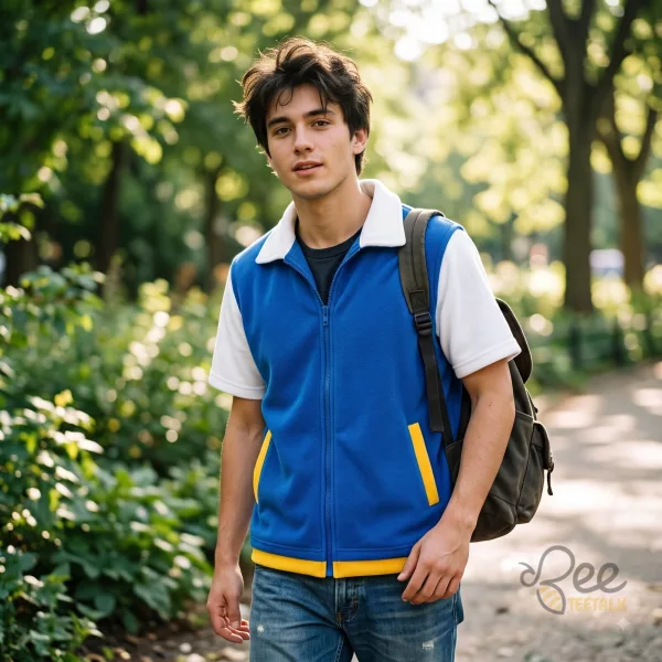 Ash Ketchum Pokemon Cosplay Costume Shirt