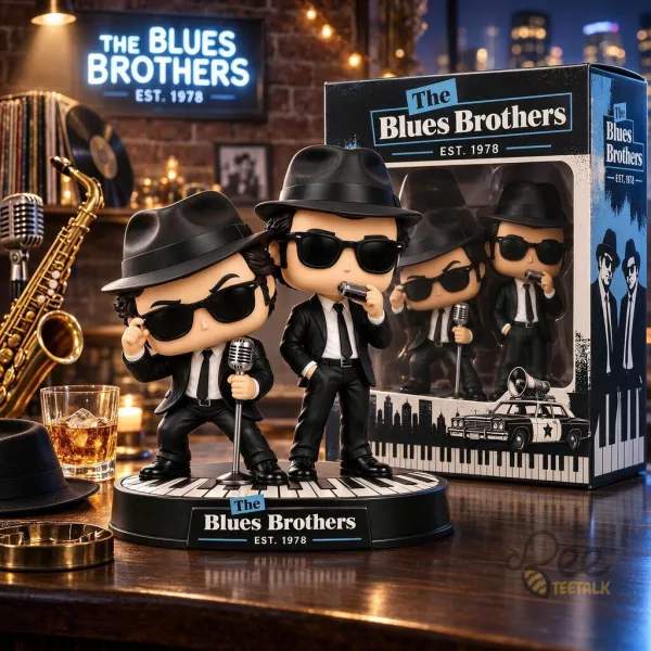 Funko Pop The Blues Brothers Est 1978 Vinyl Figure Set Music Movie Merch Desk Decor