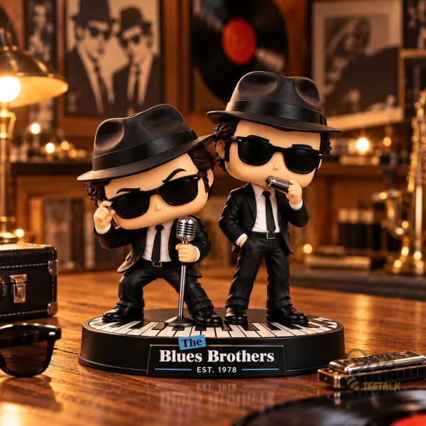 Funko Pop The Blues Brothers Est 1978 Vinyl Figure Set Music Movie Merch Desk Decor
