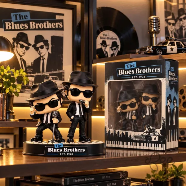 Funko Pop The Blues Brothers Est 1978 Vinyl Figure Set Music Movie Merch Desk Decor