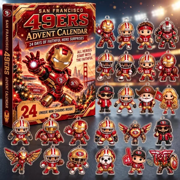 San Francisco 49ers Advent Calendar 24 Days