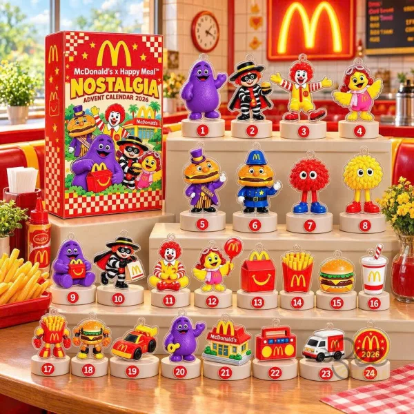 McDonald's x Happy Meal Nostalgia Advent Calendar 2026 Christmas