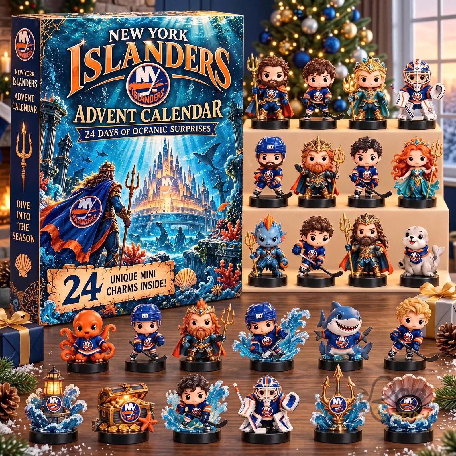 "Countdown to Christmas: 2026 New York Islanders Advent Calendar" 1 New York Islanders Advent Calendar 2026 24 Days NHL Hockey Sports
