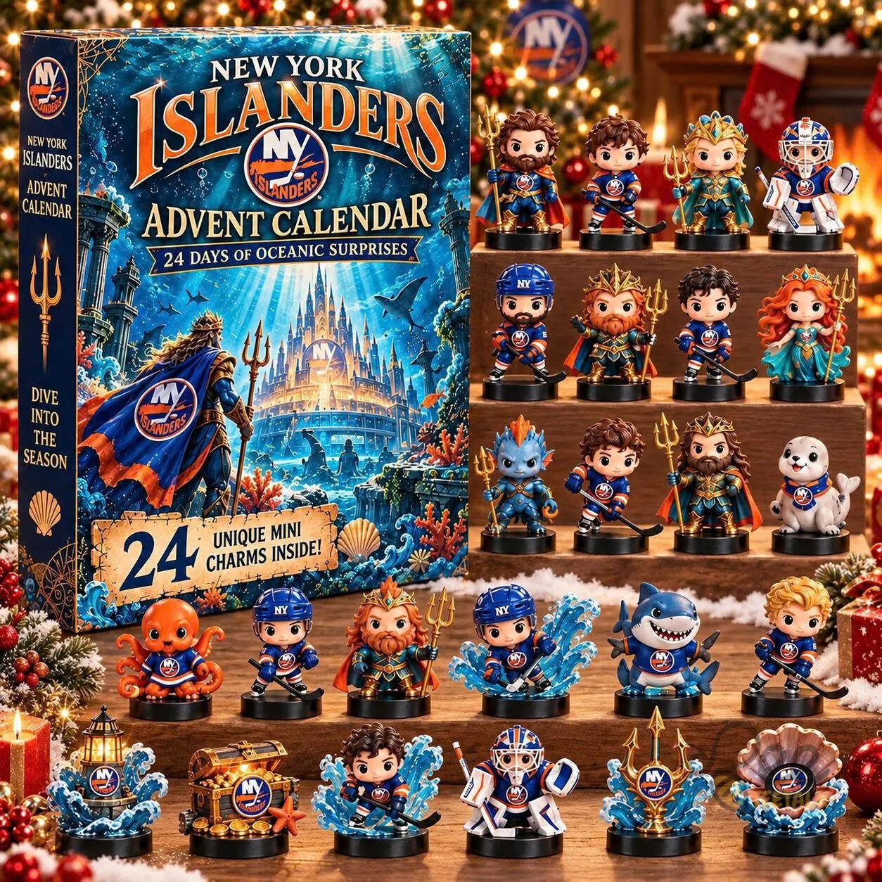 New york islanders advent calendar 2026 24 days nhl hockey sports New York Islanders Advent Calendar 2026 24 Days NHL Hockey Sports – image 4 of 4