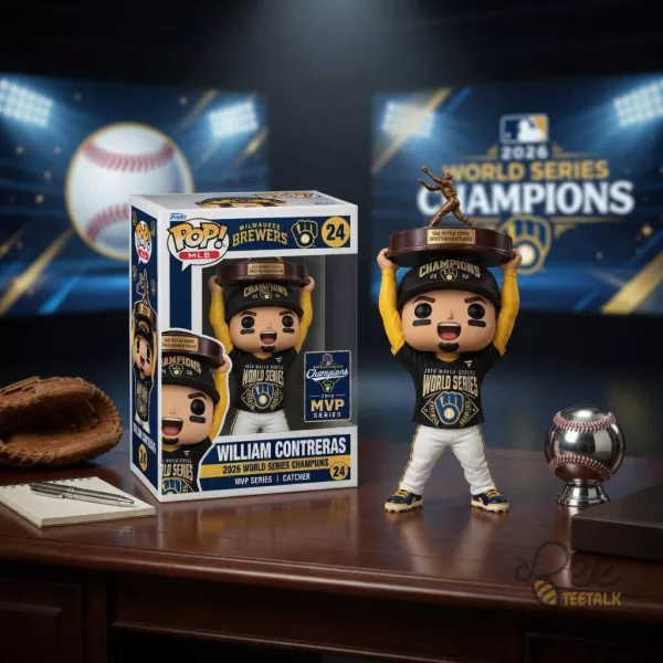 Funko Pop Milwaukee Brewers William Contreras MVP Vinyl Figure 2 Funko Pop Milwaukee Brewers William Contreras MVP Vinyl Figure
