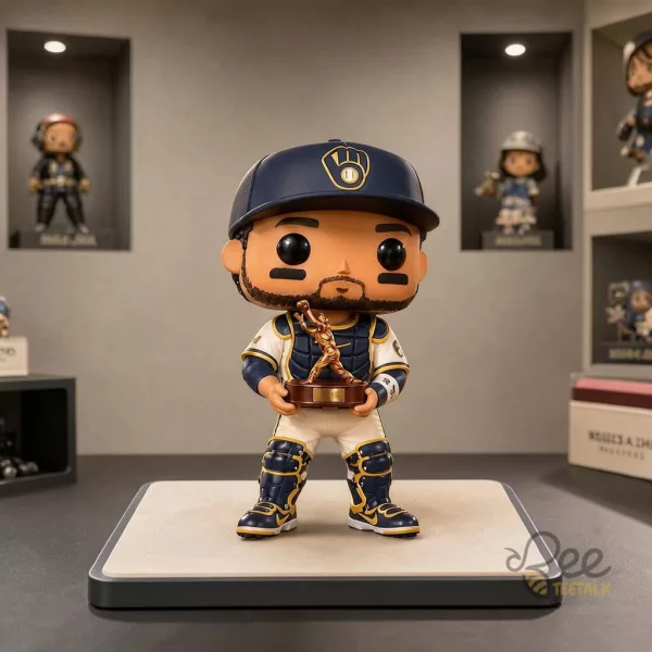 Funko Pop Milwaukee Brewers William Contreras 2026 World Series MVP Catcher Vinyl Figure