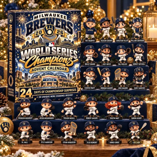 Milwaukee Brewers 2026 World Series Champions Advent Calendar 24 Days