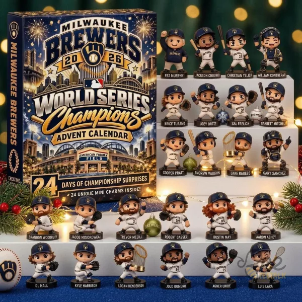 Milwaukee Brewers 2026 World Series Champions Advent Calendar 24 Days