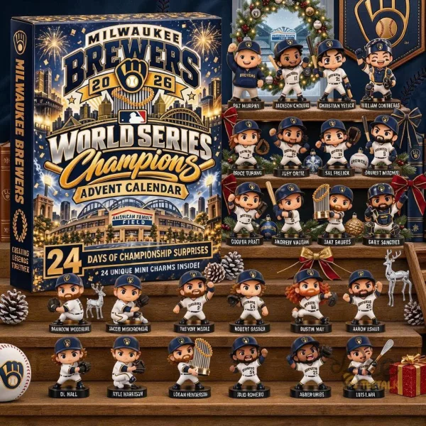 Milwaukee Brewers 2026 World Series Champions Advent Calendar 24 Days