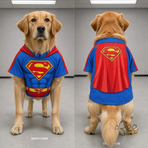 Superman Cosplay Hockey Jersey Shirt for Pet Near Me Last Minute Halloween Costume for Dog Cat