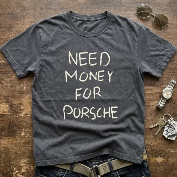 Fight Club 1999 brad pitt need money for porsche shirt