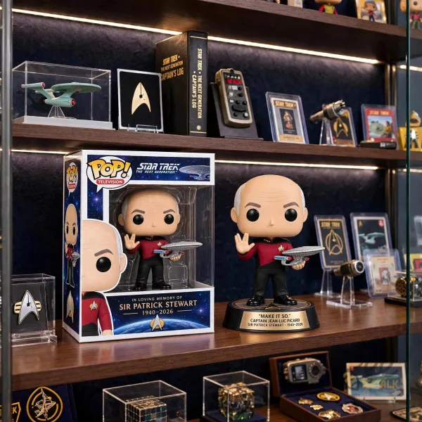 Funko Pop Star Trek Sir Patrick Stewart Captain Jean-Luc Picard Vinyl Figure