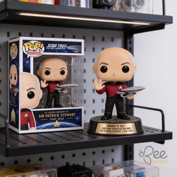 Funko Pop Star Trek Sir Patrick Stewart Captain Jean-Luc Picard Vinyl Figure