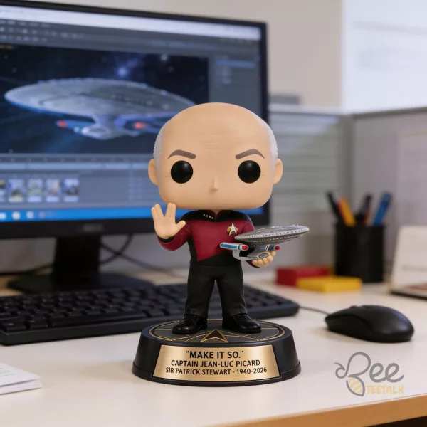 Funko Pop Star Trek Sir Patrick Stewart Captain Jean-Luc Picard Vinyl Figure
